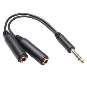 Connector for 2 x headphones